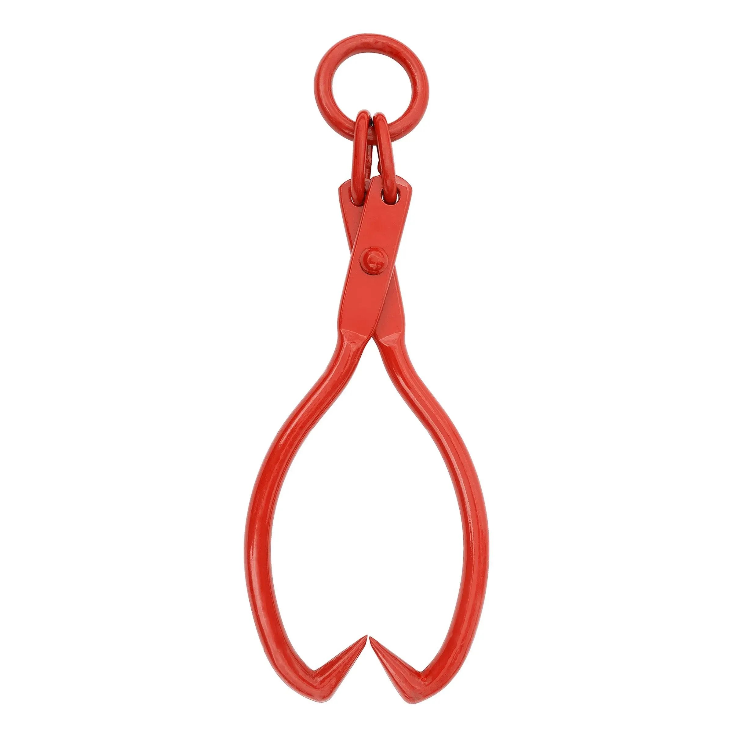 Earth Worth 83-DT5206 1914 Skidding Tongs with Ring  Red - 25 in.