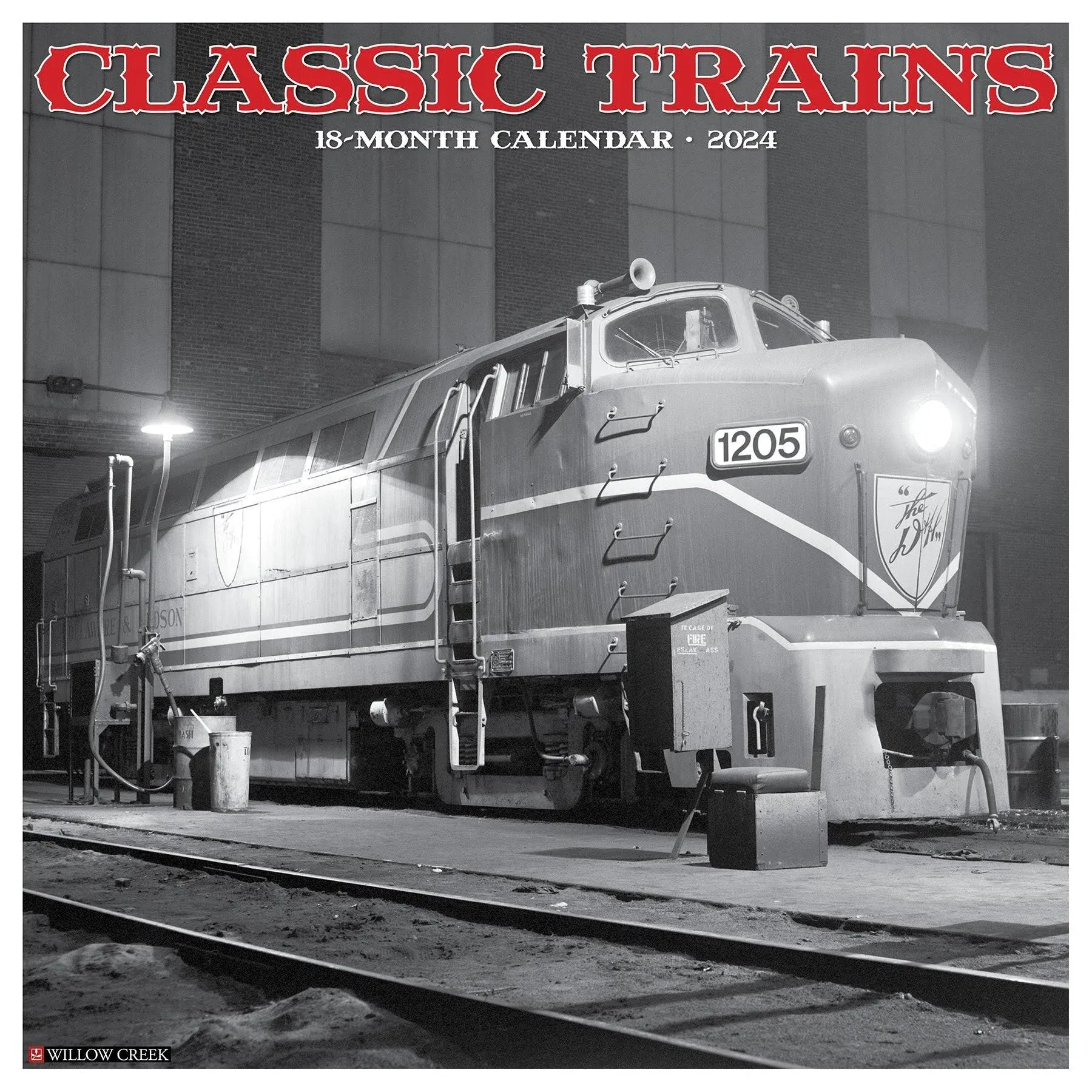 Classic Trains 2024 12 x 12 Wall Calendar