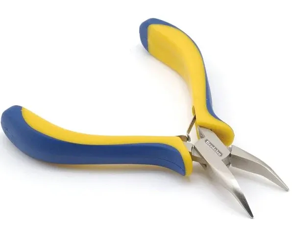 Beadalon Bent Chain Nose Pliers, Ergo Style