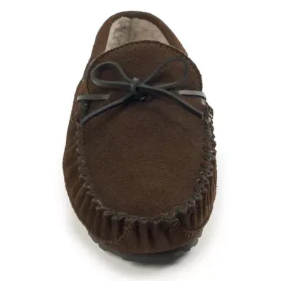 Minnetonka Casey Slipper 10 Men's Chocolate