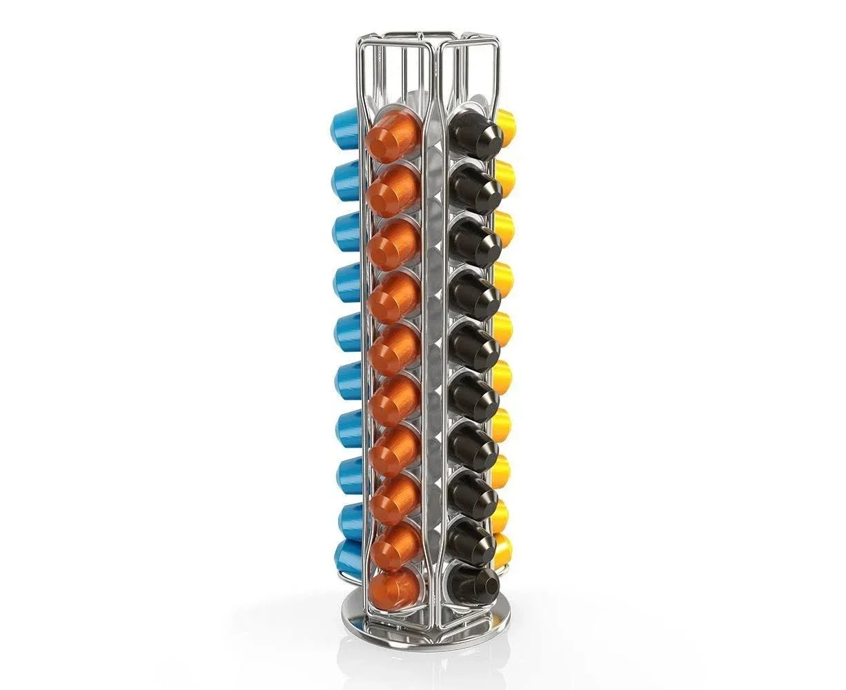 Nespresso Coffee Capsule Rack Holder Carousel - Holds 50 Capsules OriginalLine