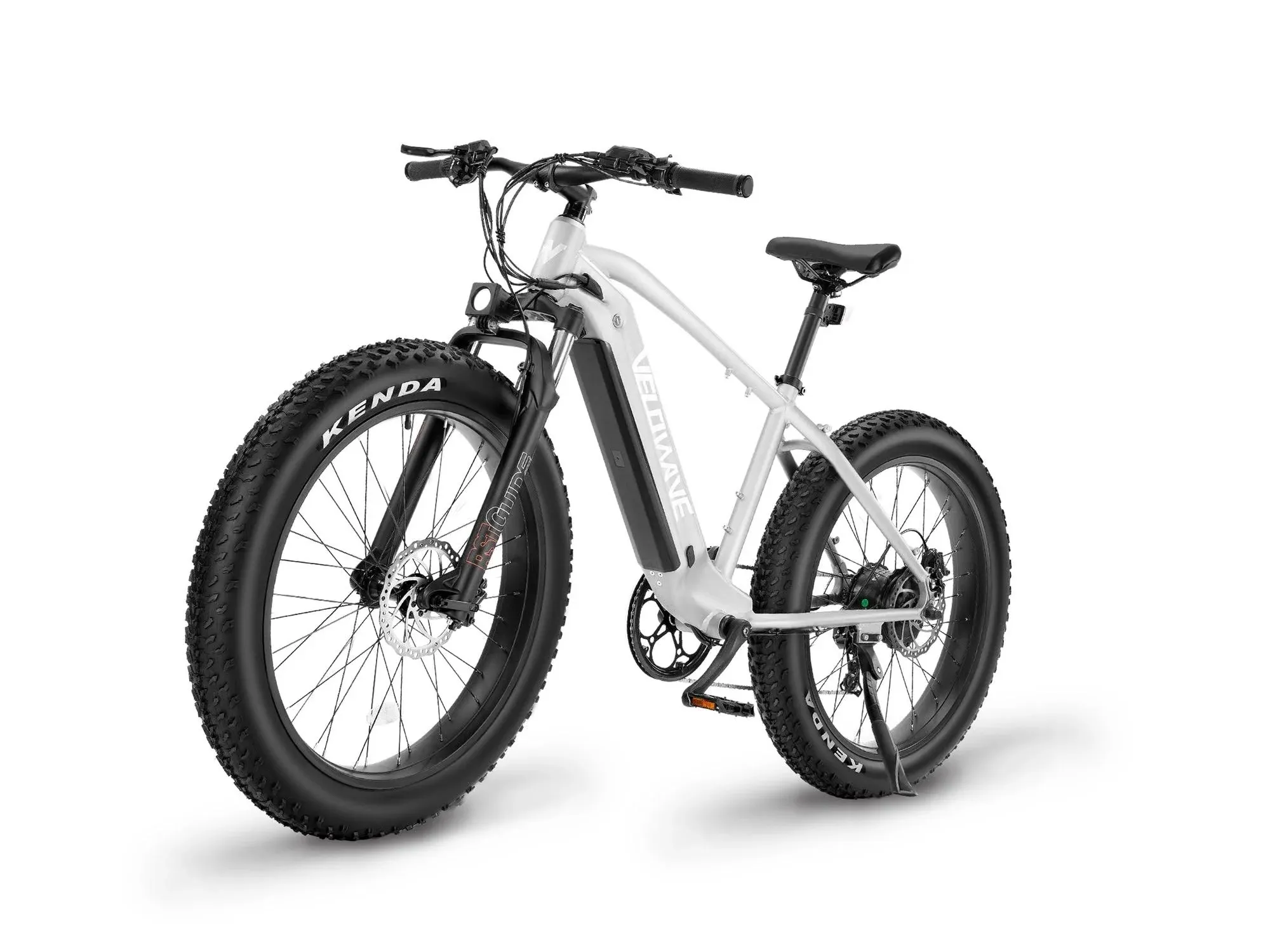 Velowave Long Ranger Fat Tire Ebike Made to Conquer Any Terrain Silver