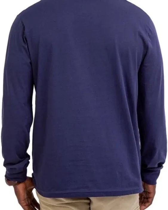 U.S. Polo Assn. Men's Long Sleeve Crew Tee Size L - New Men | Color: Blue | Size: L