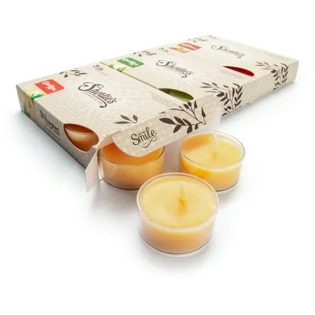 Christmas Premium Tealight Candles Variety 3 Pack (18 Highly Scented Tea Lights) - Dicken's Christmas, Christmas Tree, Christmas Eve - Made with Natural Fragrance Oils - Christmas & Holiday Collection