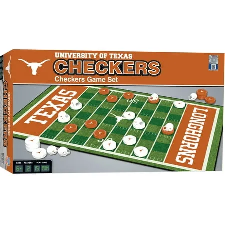 MasterPieces NCAA Texas Longhorns Checkers Board Game