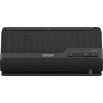 Epson Workforce ES-C220 Compact Desktop Document Scanner with 2-Sided Scanning and Auto Document Feeder (ADF) for PC and Mac