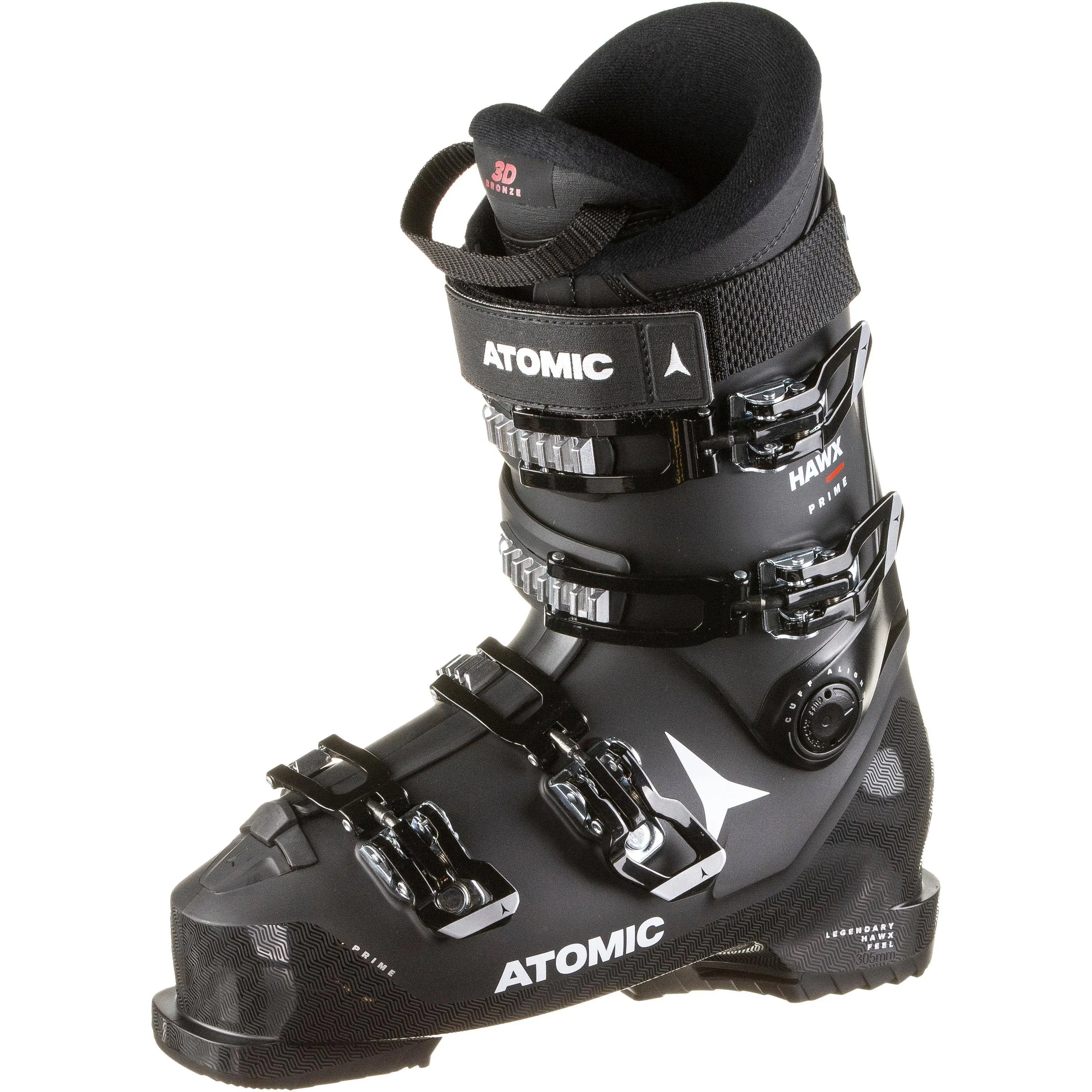 Atomic HAWX Prime Ski Boots Mens Sz 10/10.5 (28/28.5) Black/White