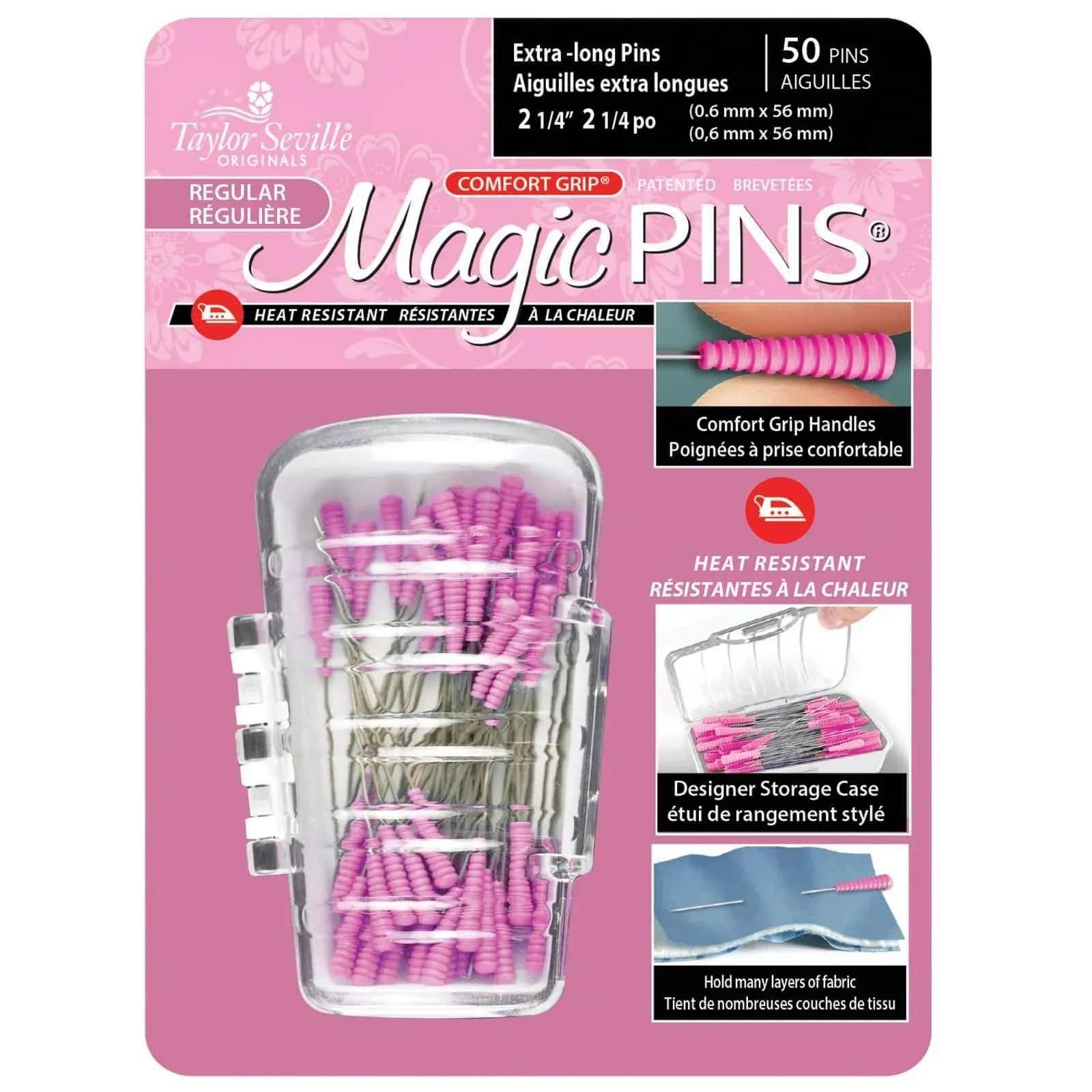 Magic Pins Extra Long Regular 50pc