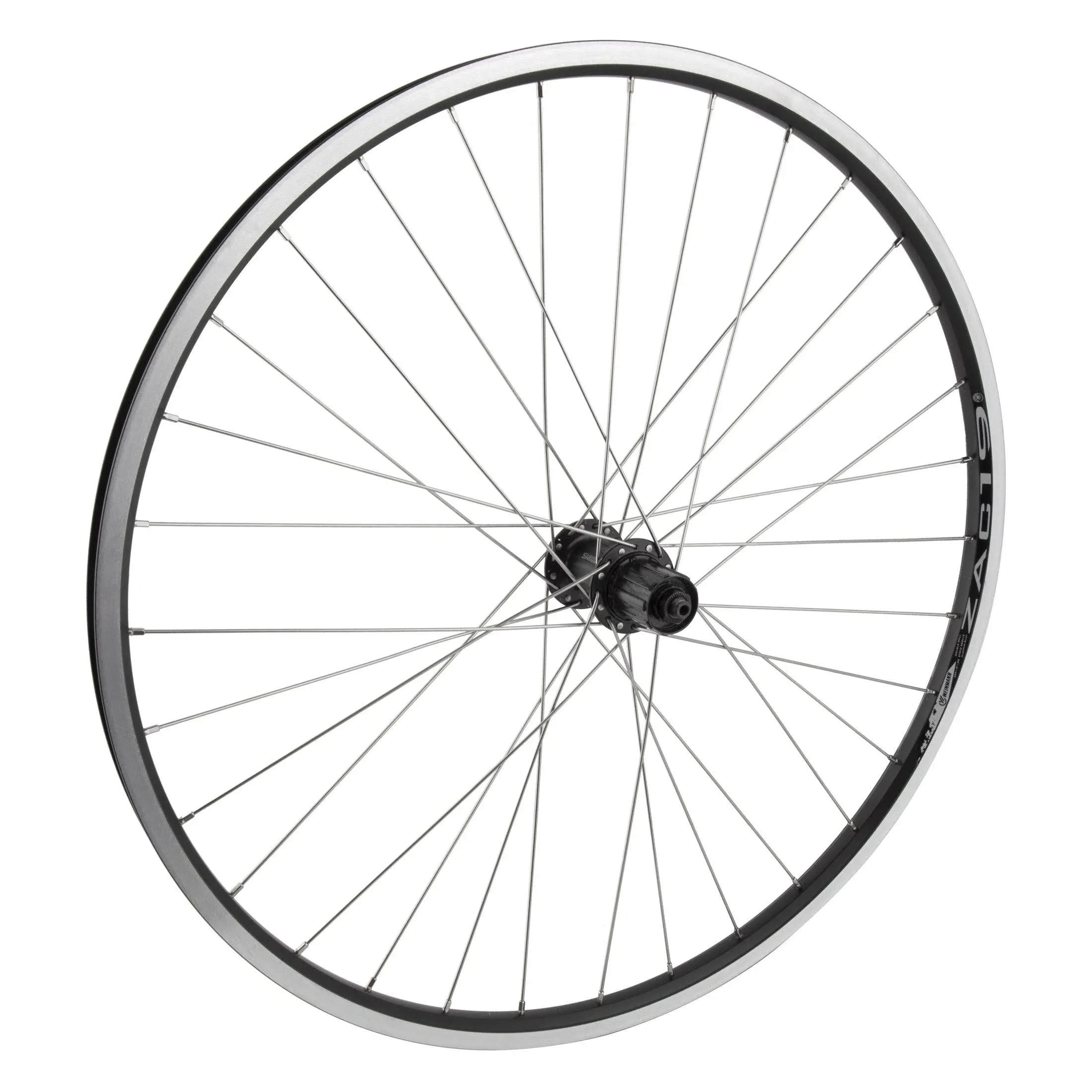 Wheel Master Weinmann Rear Wheel - 26" x 1.5", 36H, Quick Release, Black with Silver Spokes