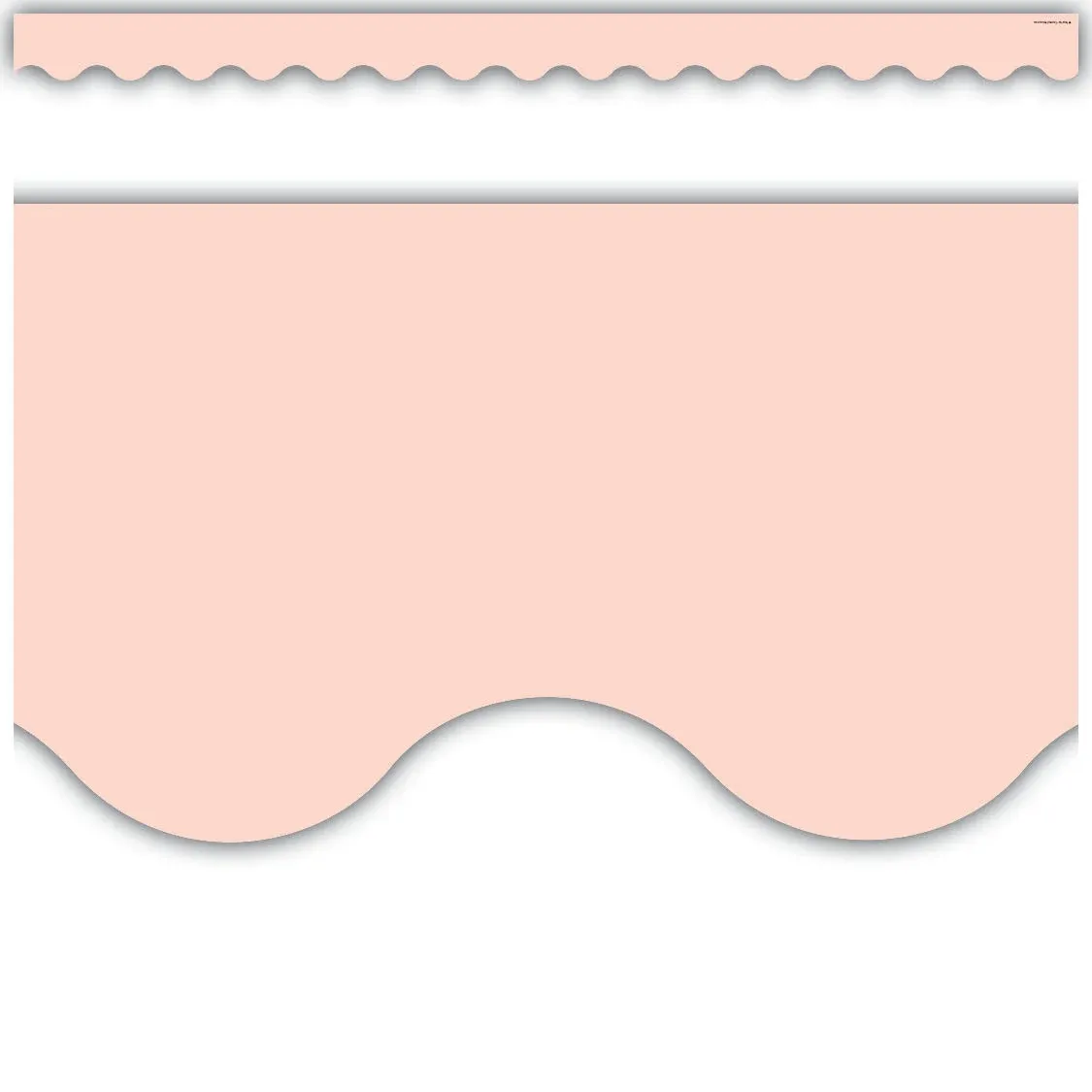 Teacher Created Resources Blush Scalloped Border Trim