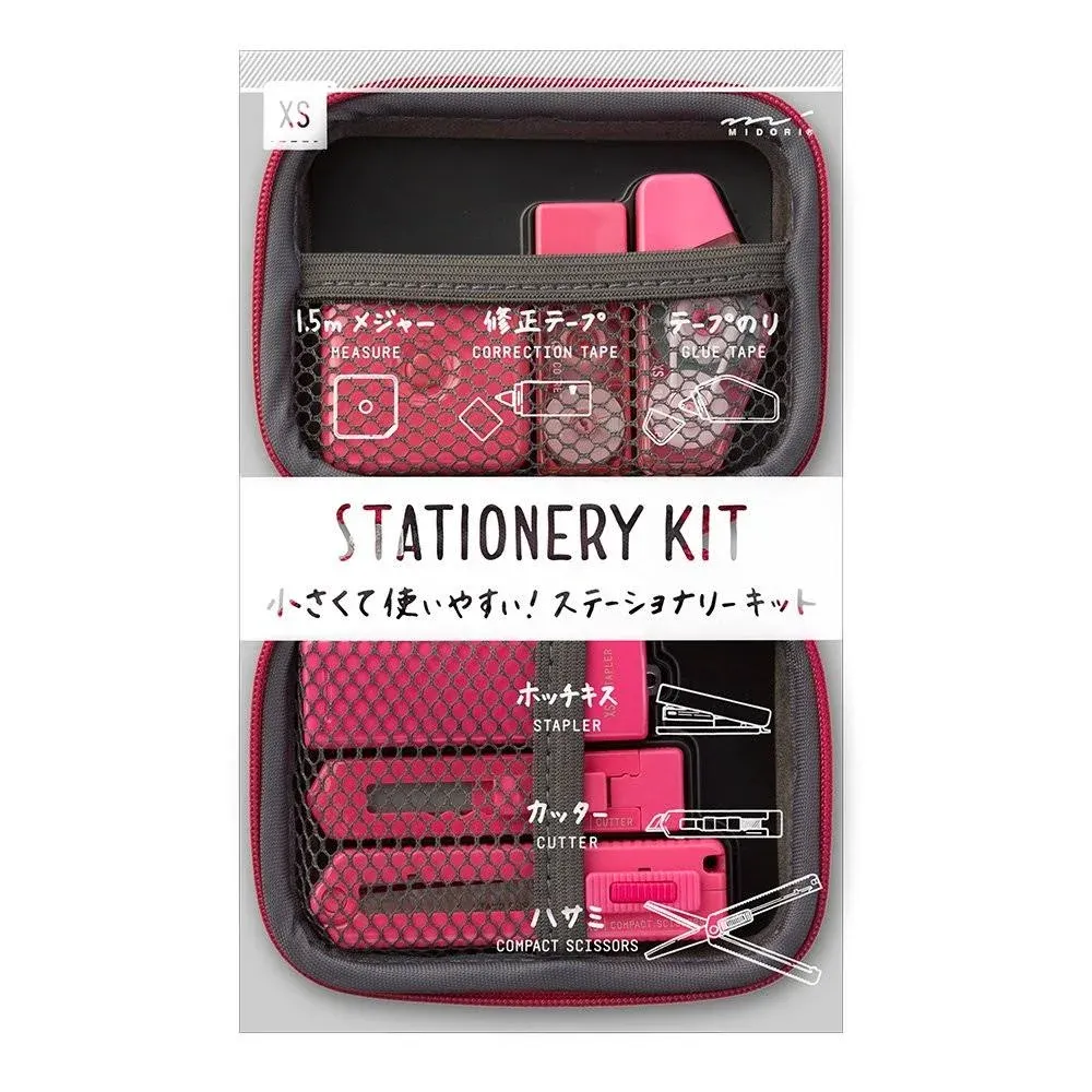 Midori Stationery Set XS Stationery kit Pink 35320006 (Pink)