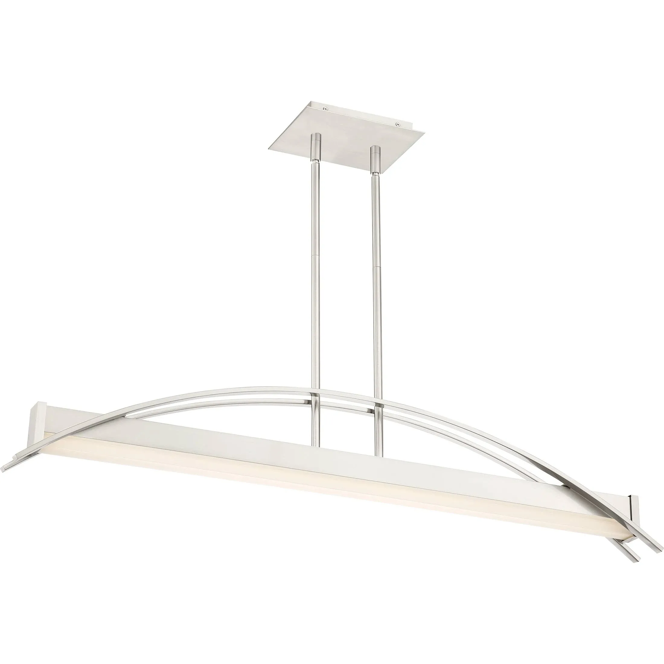 Quoizel Sabre Integrated LED Brushed Nickel Linear Chandelier