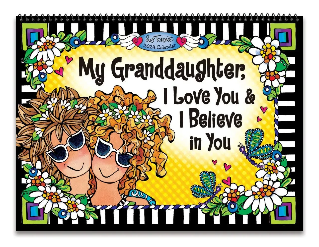 My Granddaughter, I Love You & I Believe in You-2024 Wall Calendar