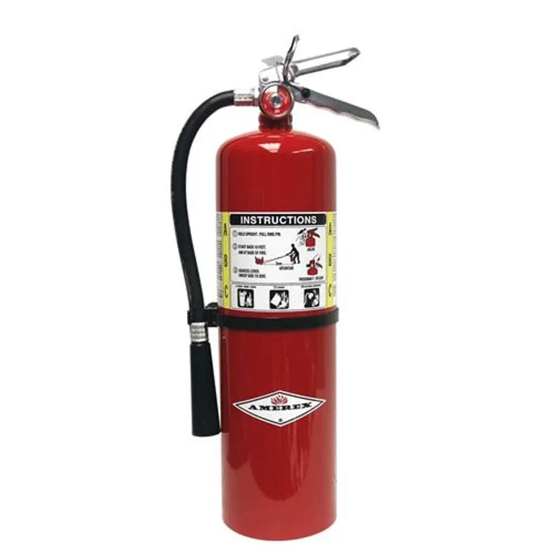 Amerex B456 ABC Dry Chemical Fire Extinguisher with Aluminum Valve, 10 lb. by Amerex Corporation