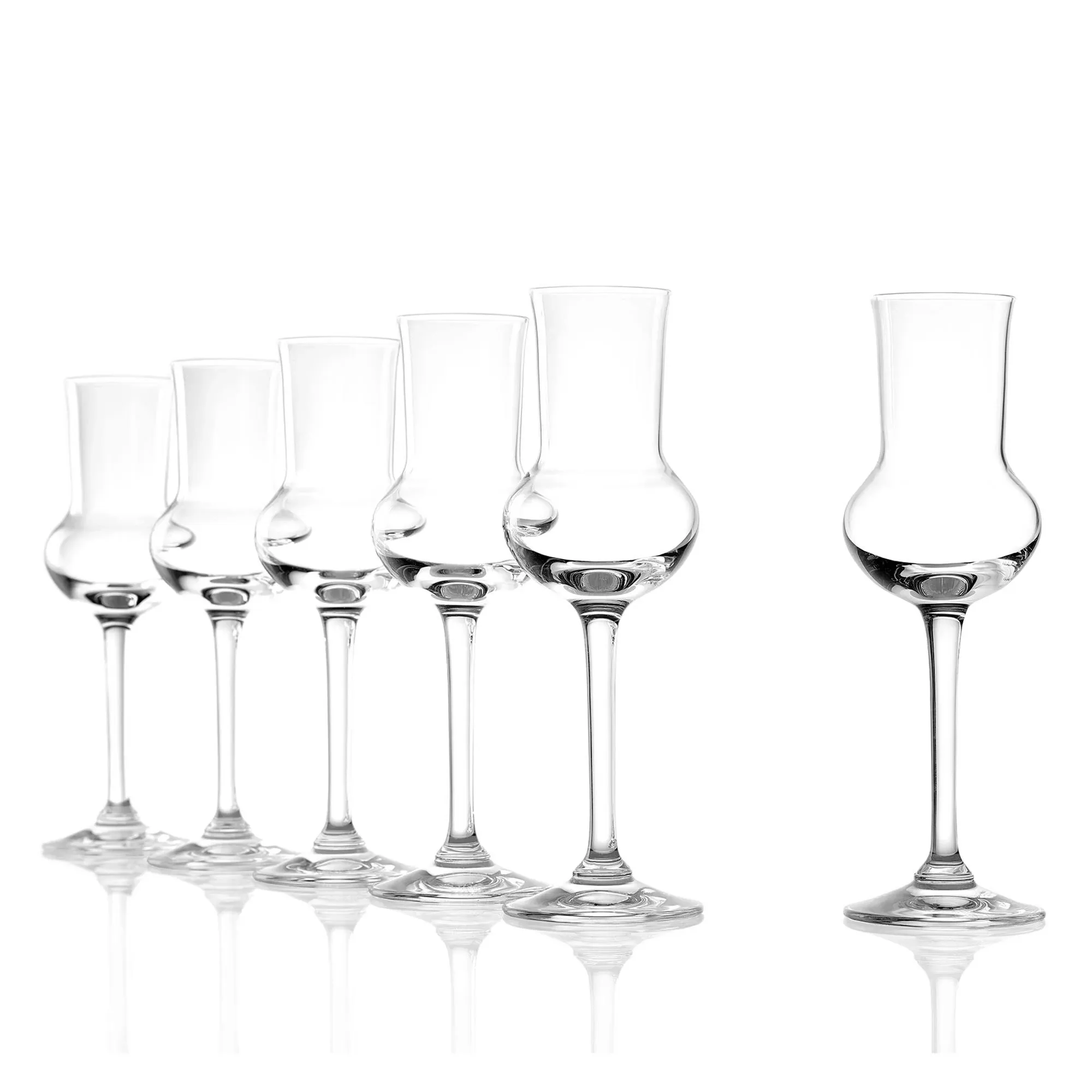 Stölzle Lausitz grappa glasses, set of 6, 87 ml, hand-blown appearance, dishwasher-safe, premium quality