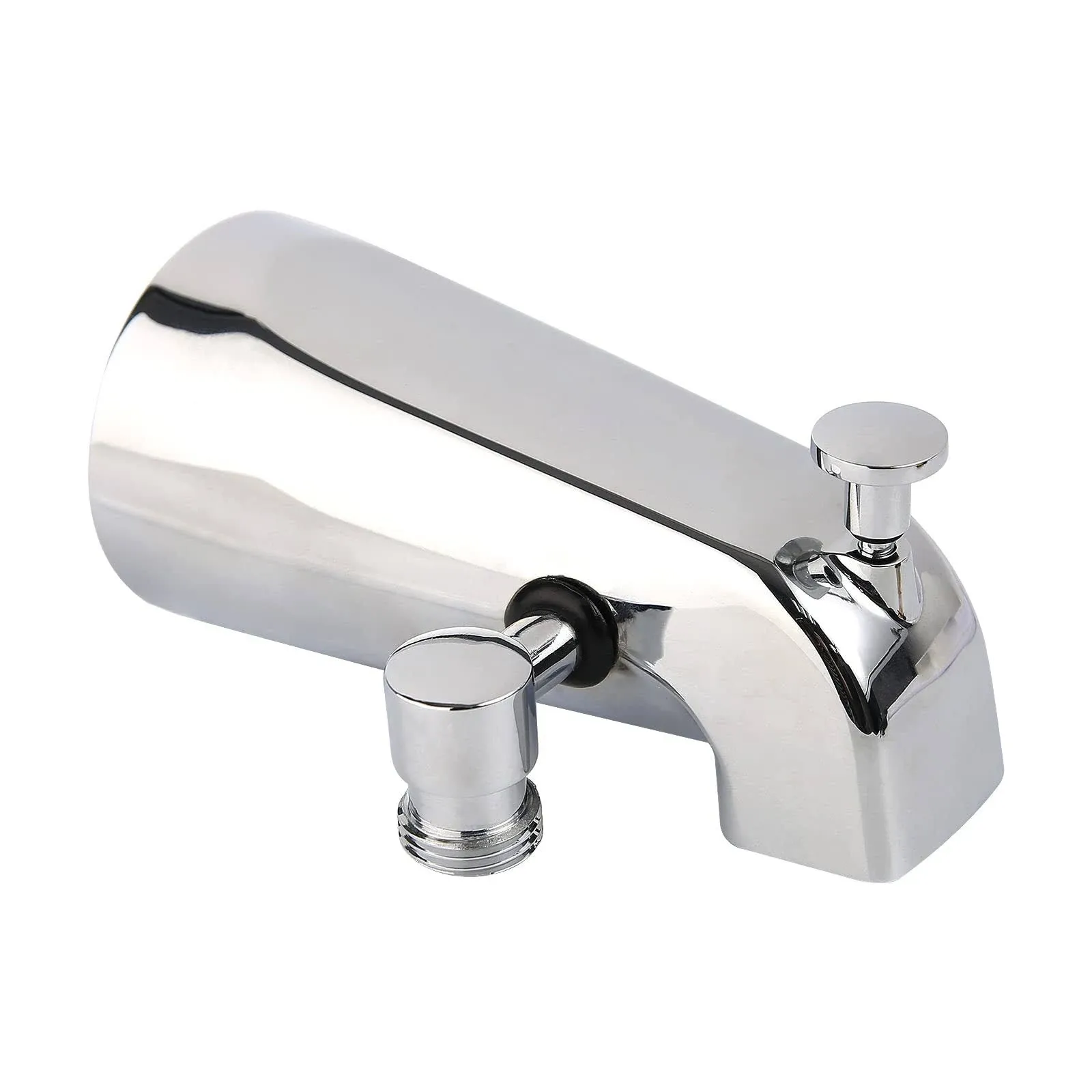 Watflow Pull-Up Diverter Tub Spout, IPS Female Front End Thread, for Bathroom,Polished Chrome