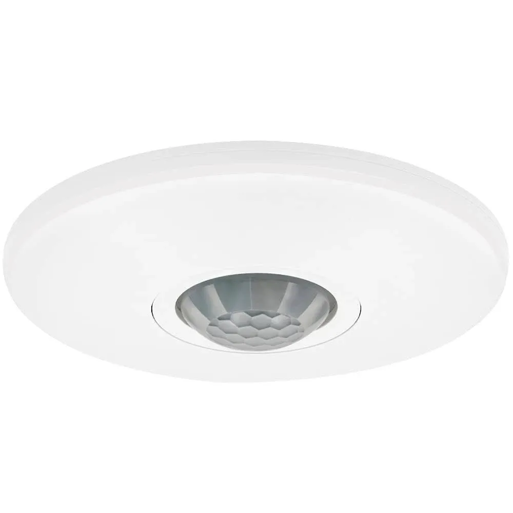 Maxxima Ceiling Mount 360 Degree PIR Occupancy Sensor, Hard-Wired Motion Sensor ...