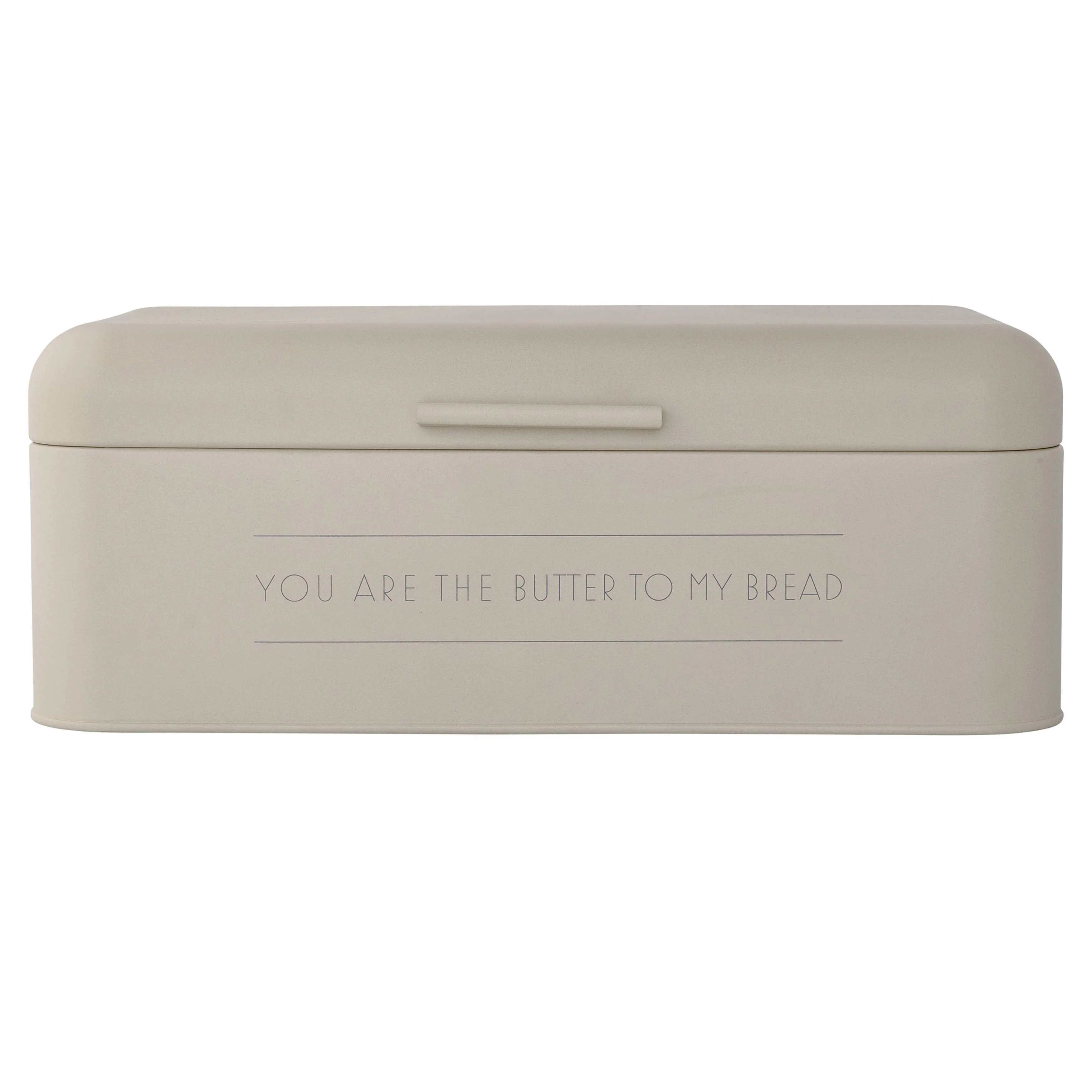 &#034;You Are the Butter to My Bread&#034; Metal Bread Bin Bloomingville