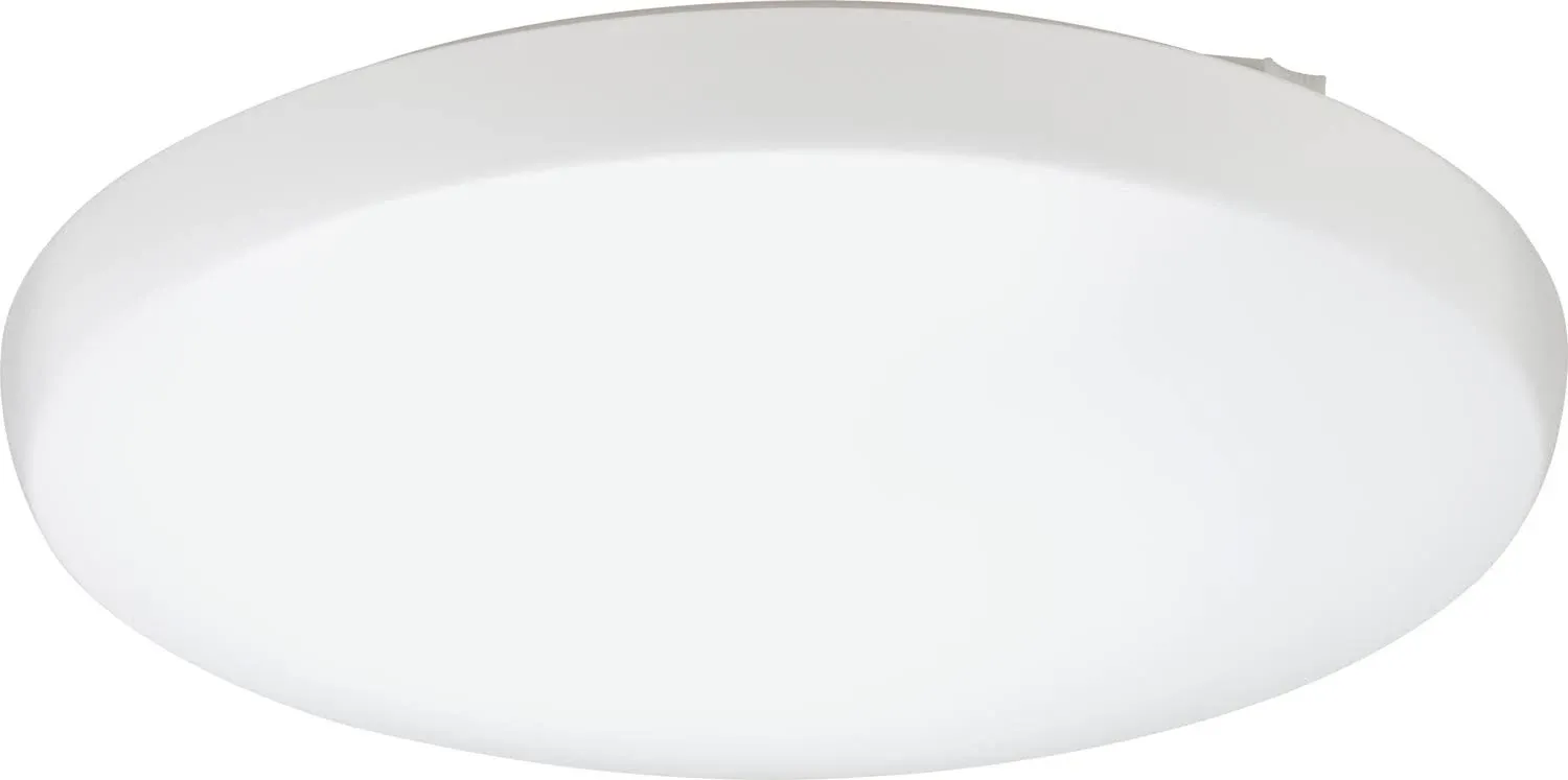 Lithonia Lighting FMLRDL 20IN 35840 M4 14 in. 44W White 120V Ceiling Light, 4000K, 4400 Lumens, 220W Equivalent 20-Inch Dimmable Round LED Flush Mount, 4000, 120 Volts, 44 Watts, Damp Listed