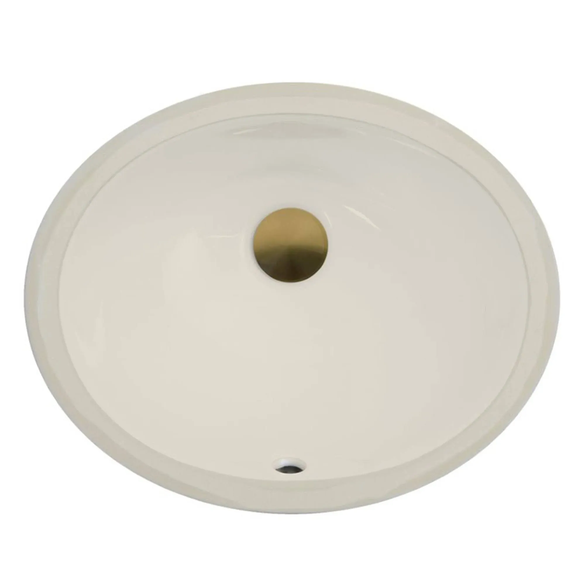 Nantucket Sinks UM-13x10-B 13" x 10" Undermount Ceramic Sink, Bisque