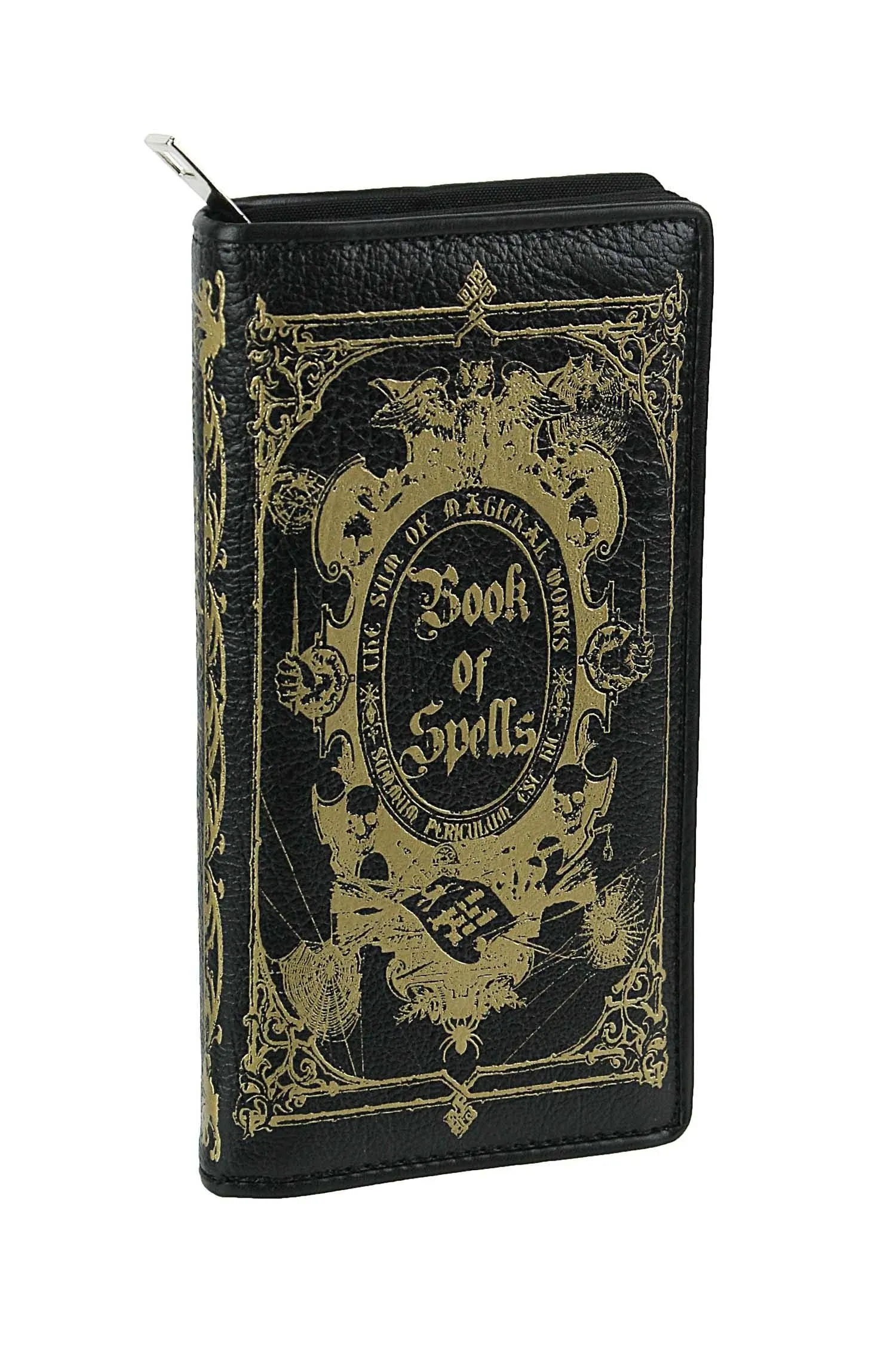 Book of Spells Clutch Bag in Vinyl Material