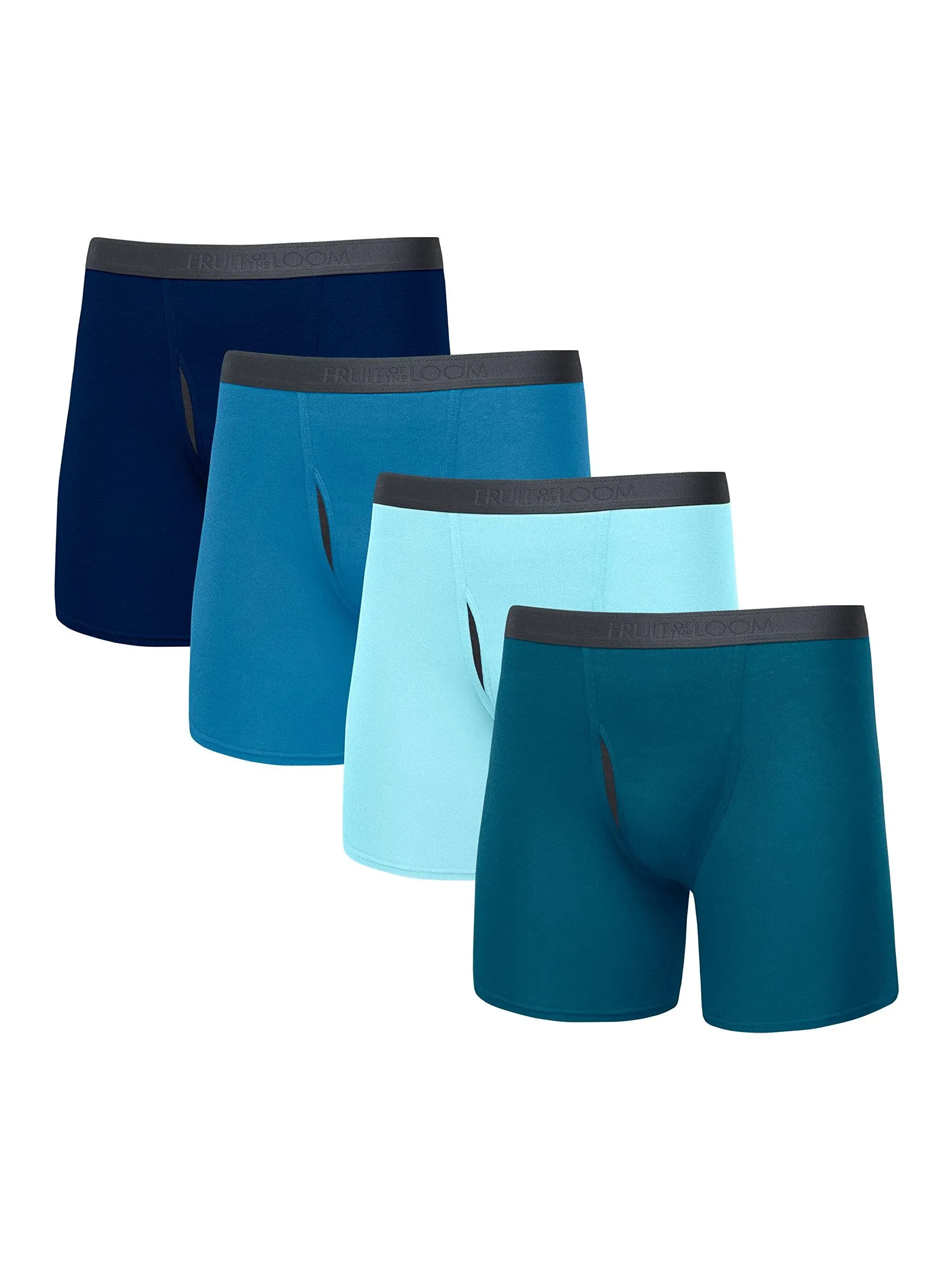 Fruit of the Loom Premium Men's CoolZone Boxer Briefs, 4-Pack