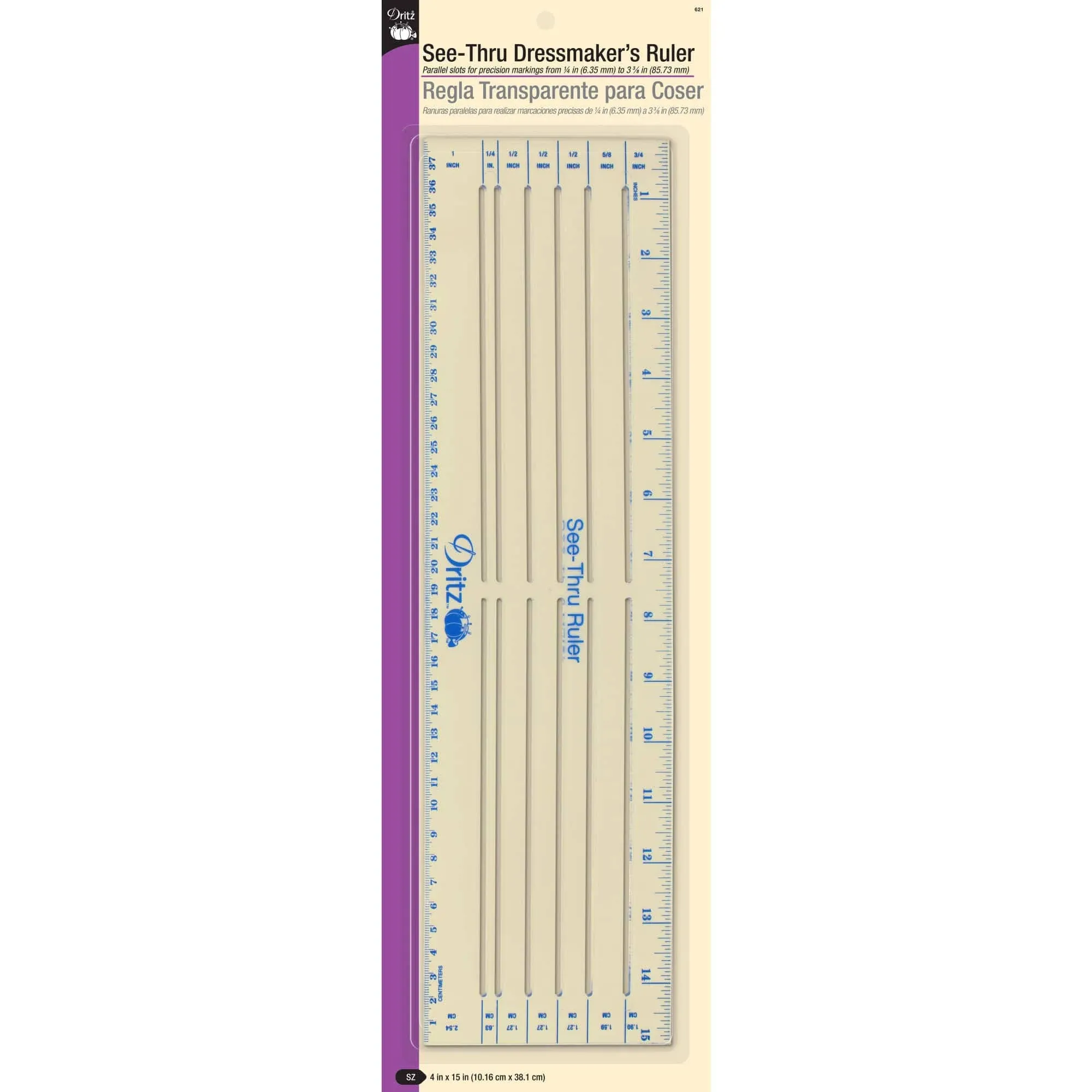 Dritz See-Thru Dressmakers Ruler