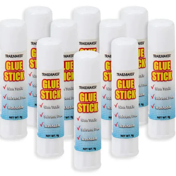 100 Pack Wholesale Glue Sticks in Bulk for Classroom Pack for Kids, School, C...