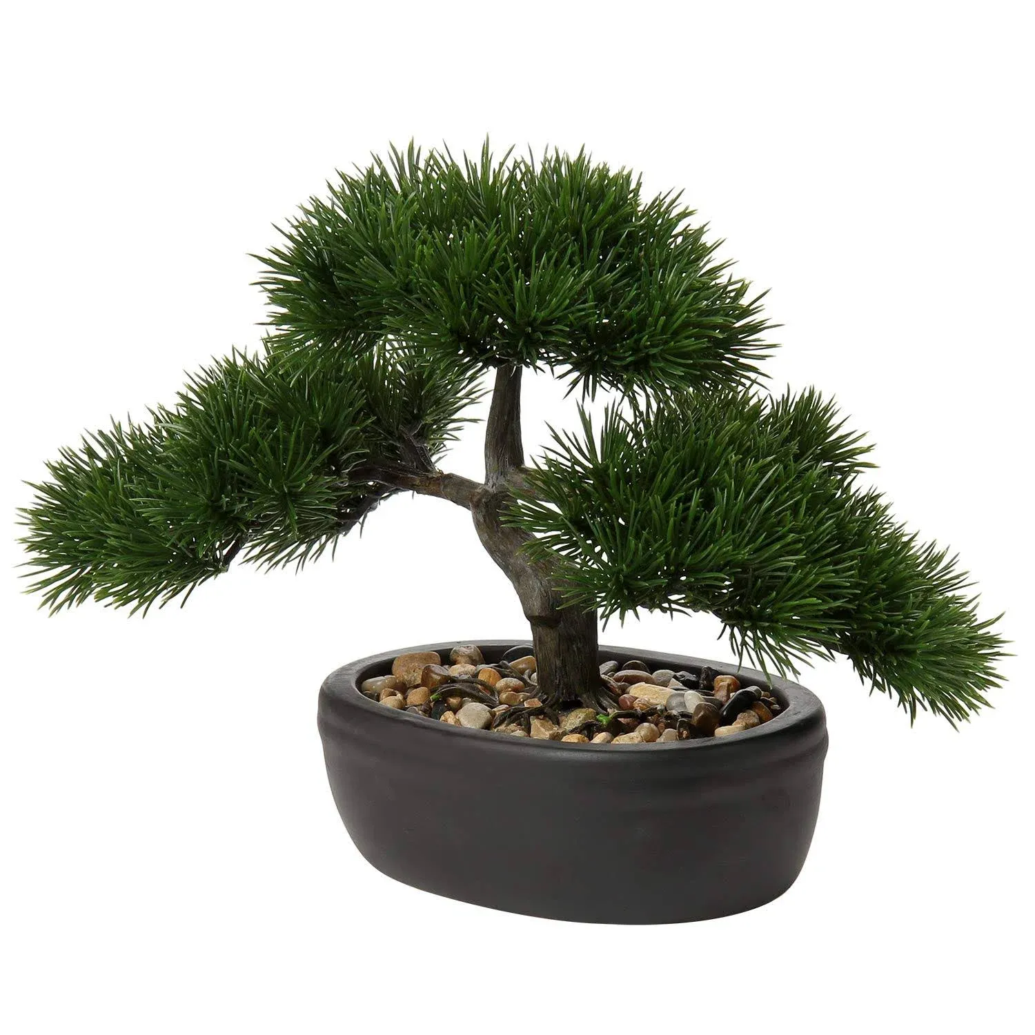 Artificial Bonsai Tree Juniper Faux Plants Indoor Small Fake Plants Decor with Ceramic Pots for Home Table Office Desk Bathroom Shelf Bedroom Living Room Farmhouse Decorations