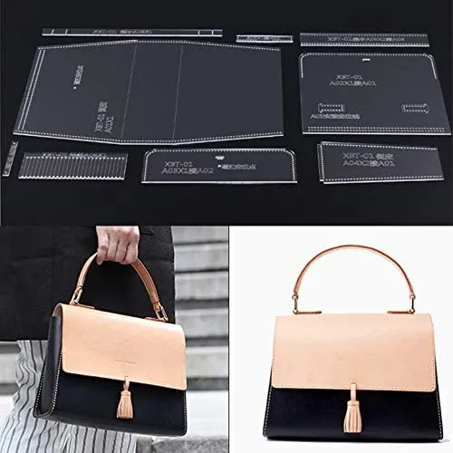 XBT-01 Handbag Acrylic Template Leather Pattern Acrylic Leather Pattern Leath...