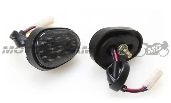 2015-2017 Yamaha FZ-07 2014-2016 FZ-09 Flat Mount LED Dual Ciruit Running + Turn Signal Lights