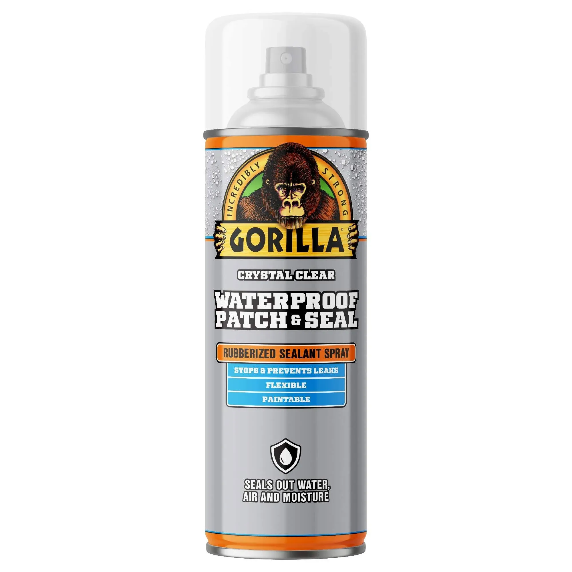 Gorilla Waterproof Patch & Seal Spray, Clear, 14 Ounces, (Pack of 1)