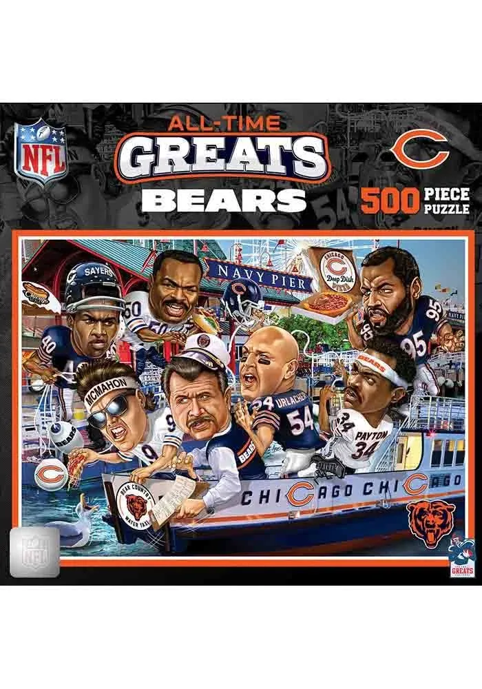 Chicago Bears All Time Greats 500 Piece Puzzle