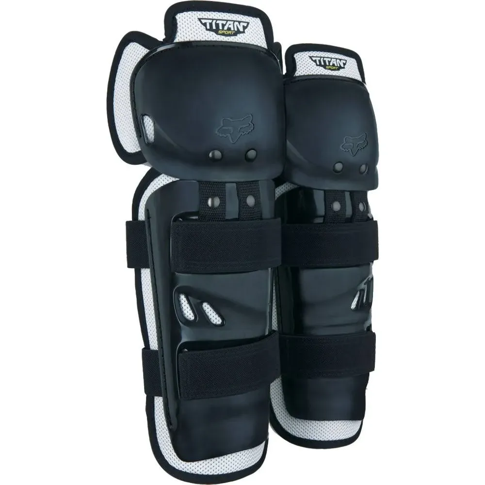 Fox Racing Titan Sport Knee/Shin Guards - One Size fits Most/Black