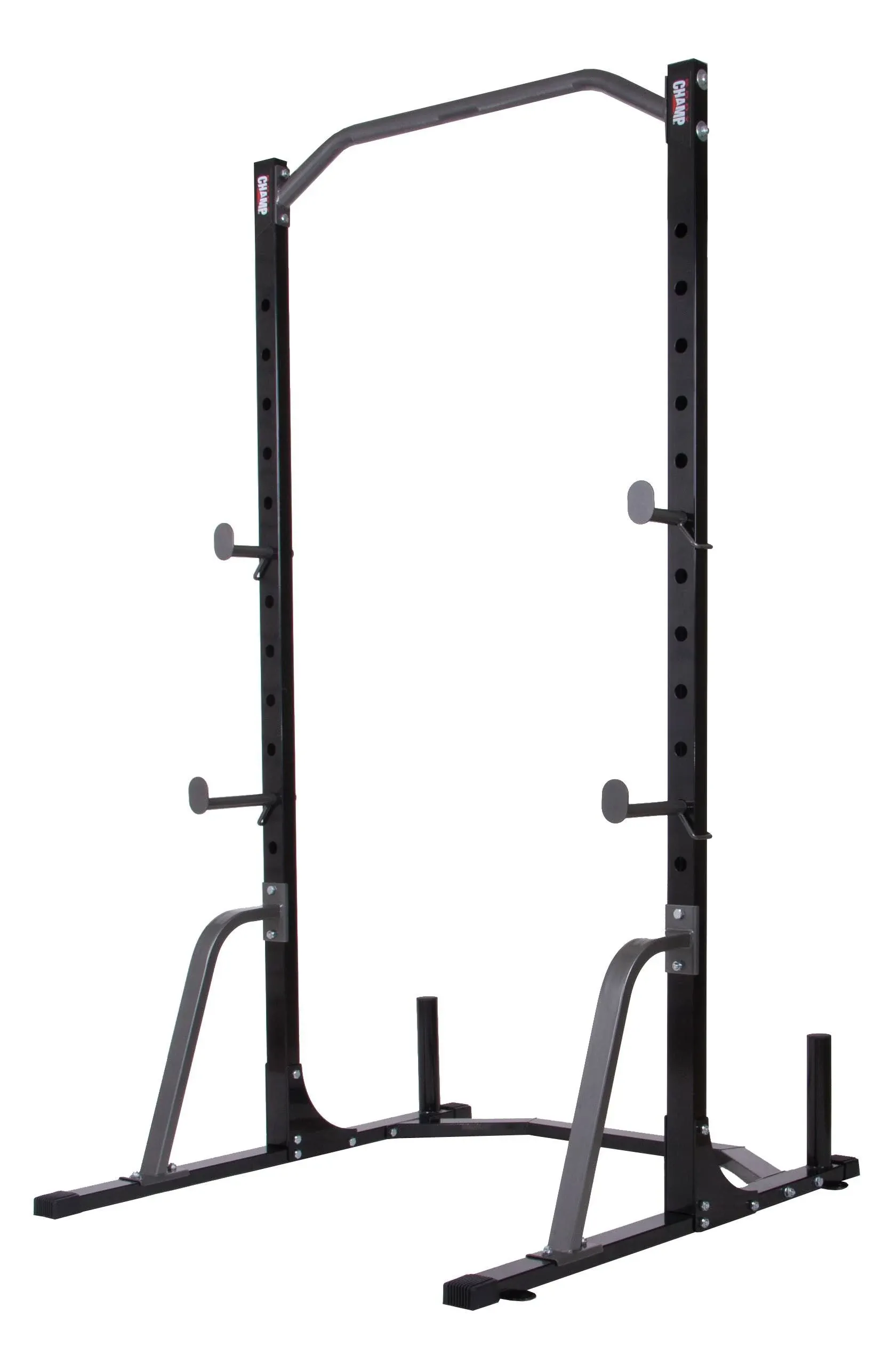 Body Champ Pbc530 Power Rack System with Olympic Weight Plate Storage