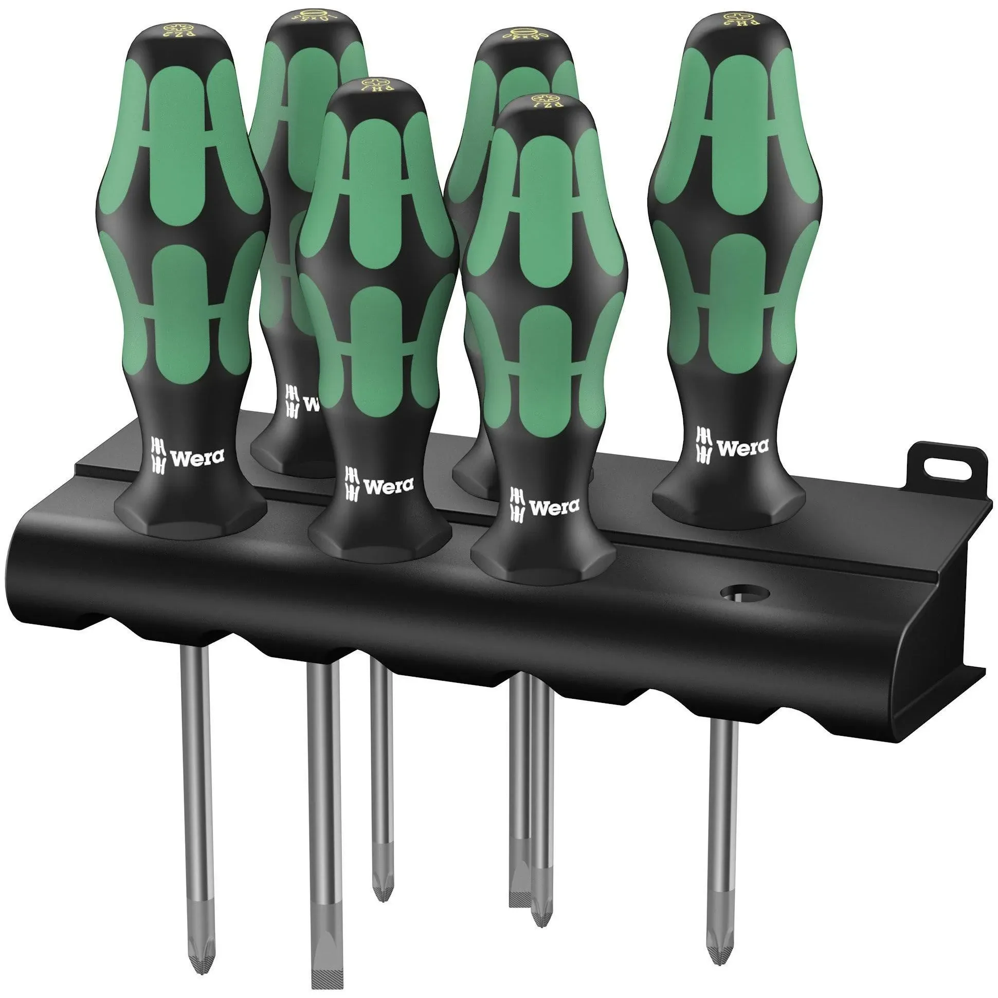 Wera Screwdriver Set Kraftform Plus Lasertip And Rack (6-Piece)