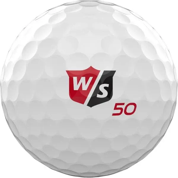 Wilson Staff Fifty Elite Golf Balls - White