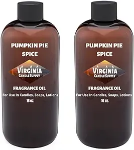 Pumpkin Pie Spice Fragrance Oil (32 oz Bottle) for Candle Making, Soap Making, Diffusers, Lotions, Linen Spray, Slime, Bath Bombs…