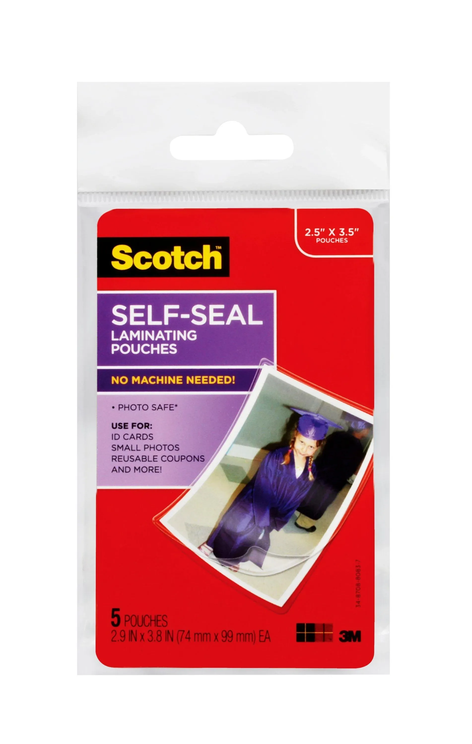 Scotch Self-Sealing Laminating Pouches