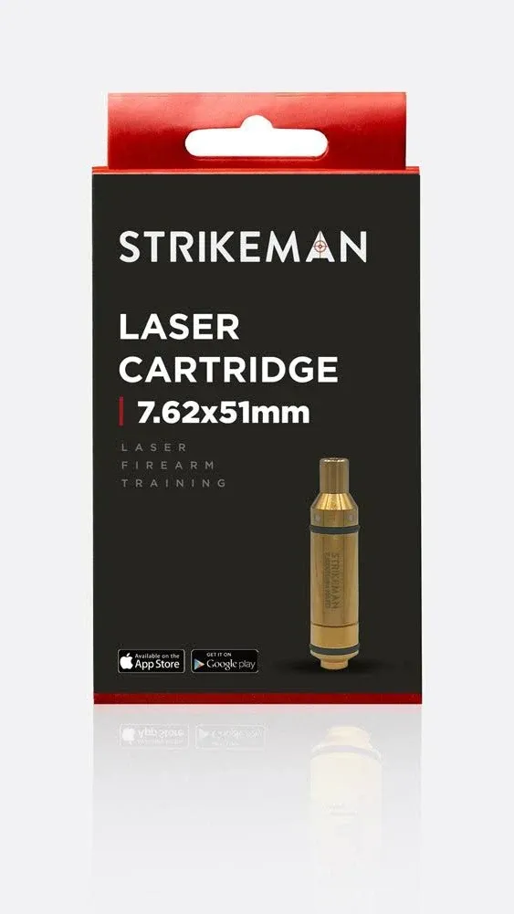 Strikeman Dry-Fire Laser Training System - Great for Target Shooting Practice with Pistols - Kit Includes Access to Updated App (No Subscription Needed), Cartridge, Target & Phone Holder