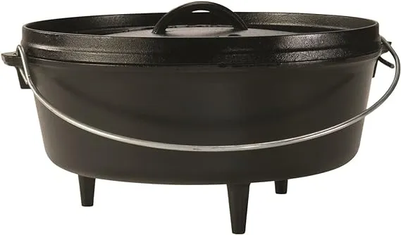 Lodge Cast Iron 6 qt Camp Dutch Oven