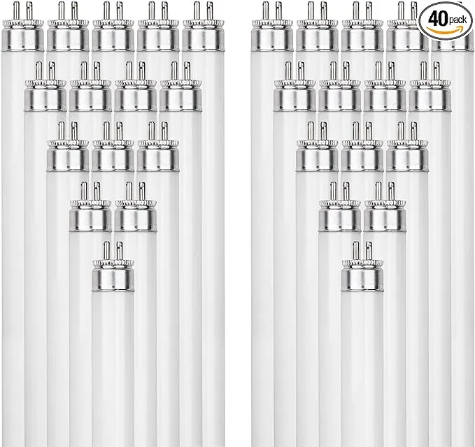 Sunlite 24 Watt T5 High Output High Performance Straight Tube, Mini Bi-Pin Base, Cool White