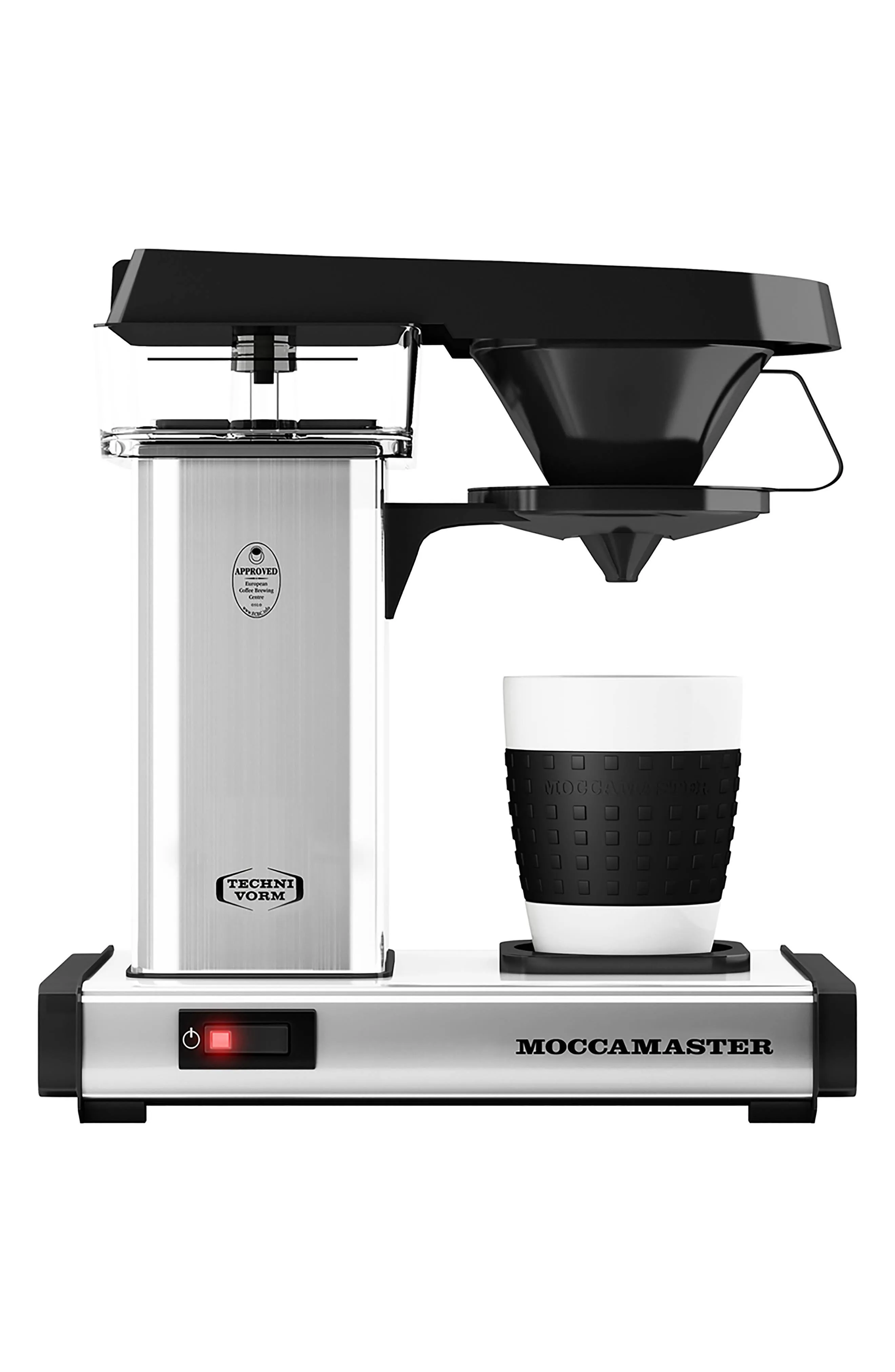 Technivorm Moccamaster 69212 Cup One, One-Cup Coffee Maker 10 Ounce Polished Silver