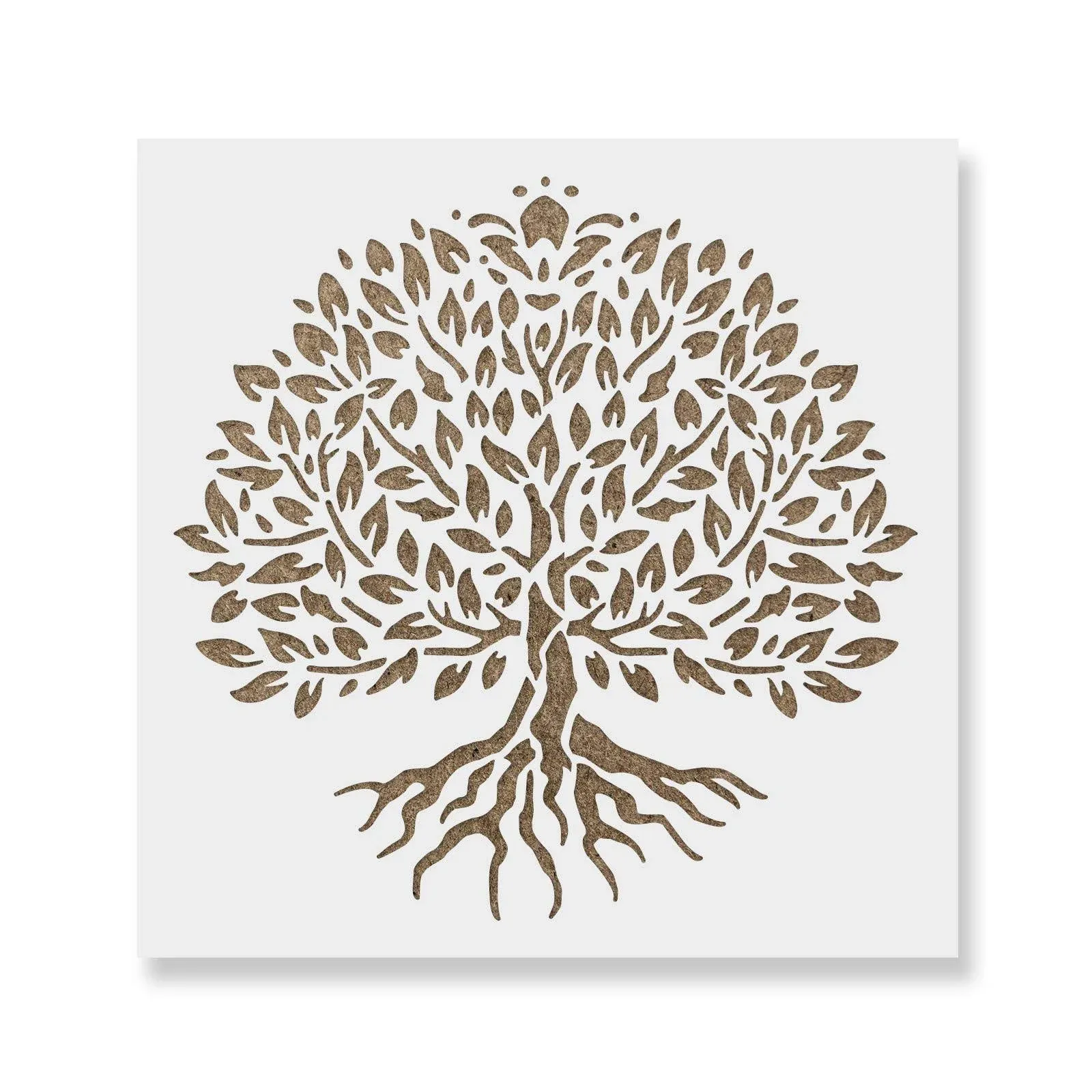 Yggdrasil Tree of Life Stencil - Durable &amp; Reusable Mylar Stencils