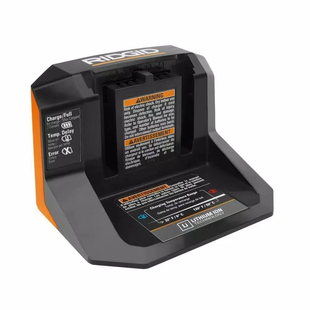 Ridgid 18V Lithium-Ion Charger (ac86093n)