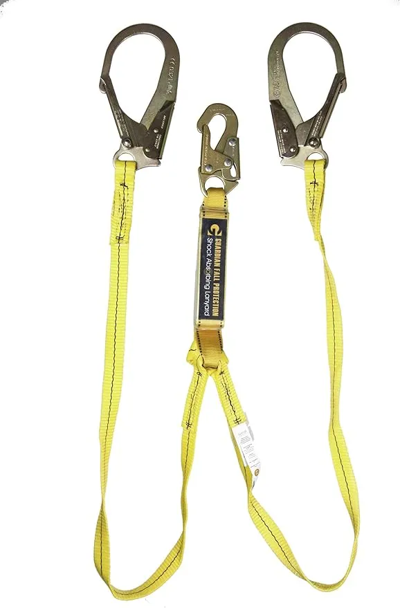 Guardian Fall Protection Double Leg Shock Absorbing Lanyard