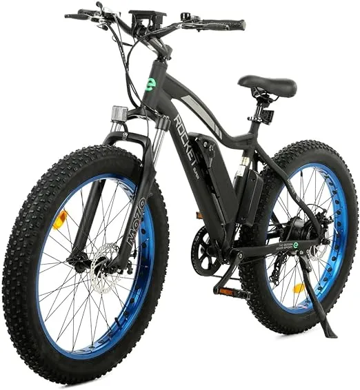 Ecotric Rocket Fat Tire Beach Snow Electric Bike UL Certified