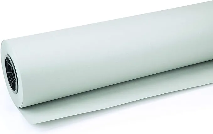 Lineco Frame Backing Paper Roll, Acid-Free, Cut to Size, 40 Pound, 24 inches X 72 inches, Gray