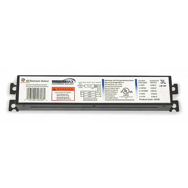 GE Lighting 96720 GE232-MVPS-L 120/277-Volt UltraStart Electronic Fluorescent T8 Programmed Rapid Start Ballast 2 or 1 F32T8 Lamps