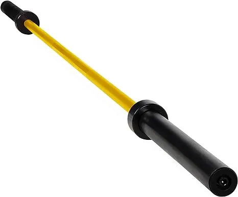 Cap Barbell Eco 7-Foot Olympic Bar, Yellow (OB-85EB-EY)